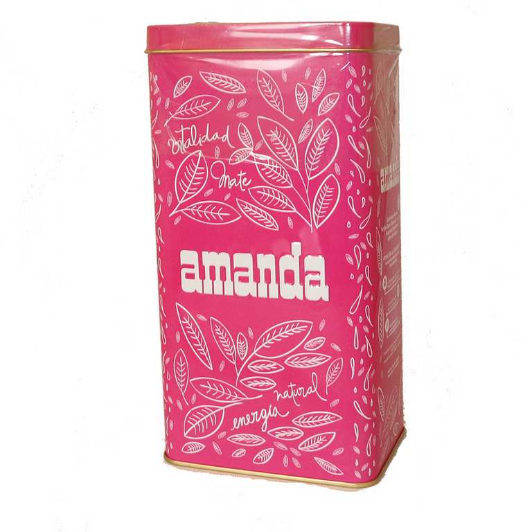 boite amanda métal et yerba mate