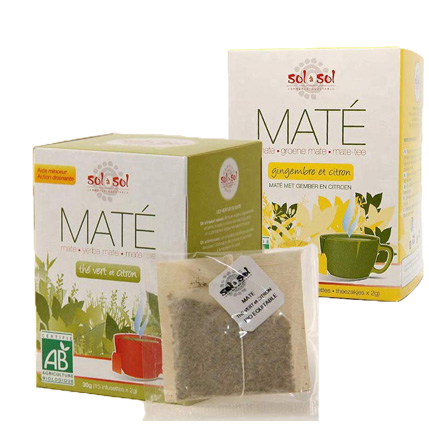 Maté bio aromatisé en infusettes